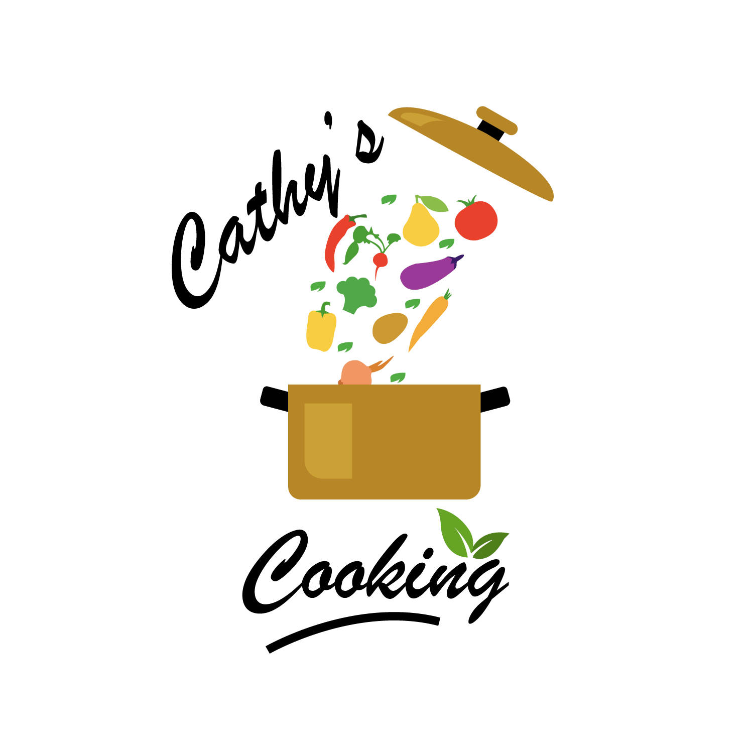 Cathy's Cooking — logo design by Jayfinity