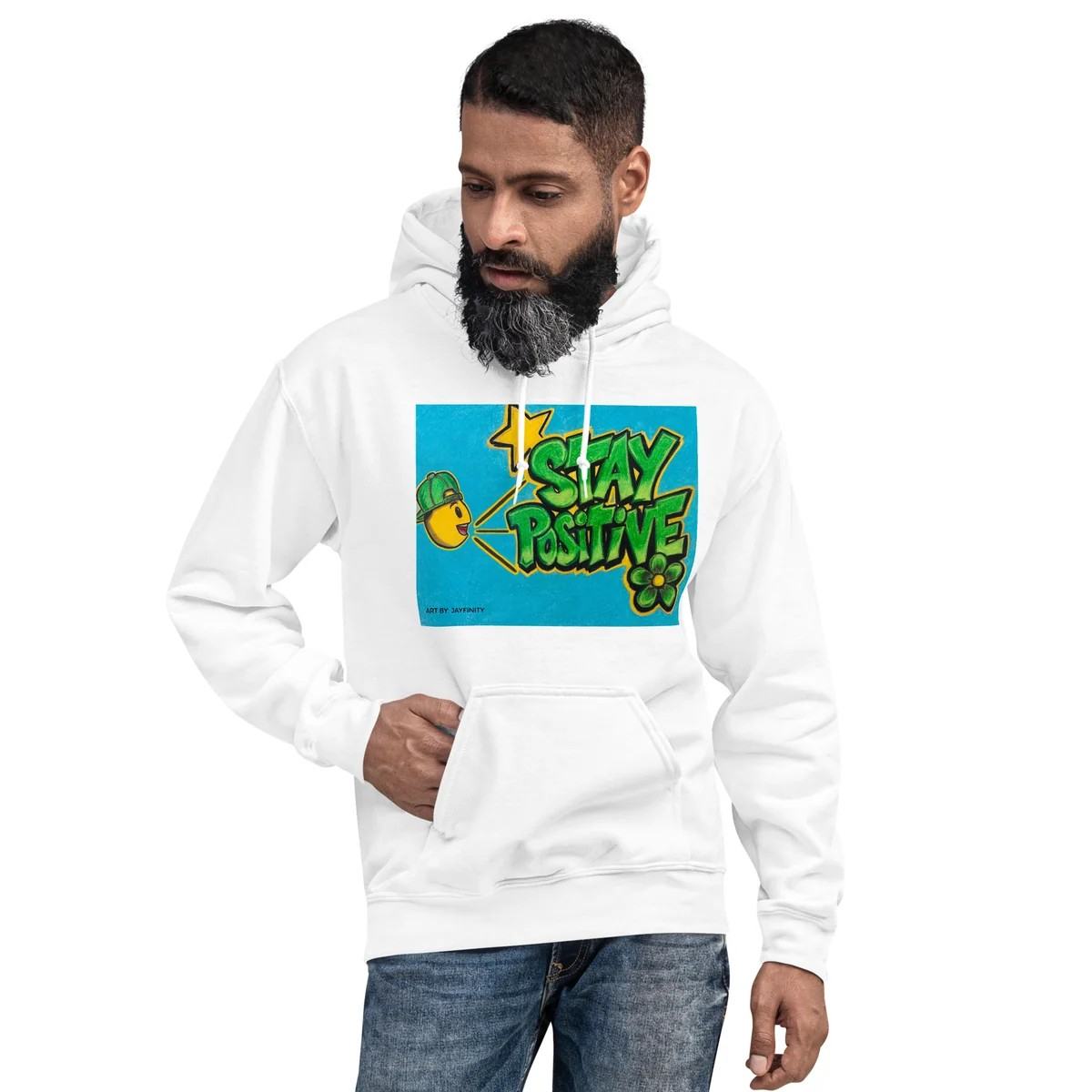 Positive Words 4U Hoodie (Unisex Hoodie) — apparel by Jayfinity